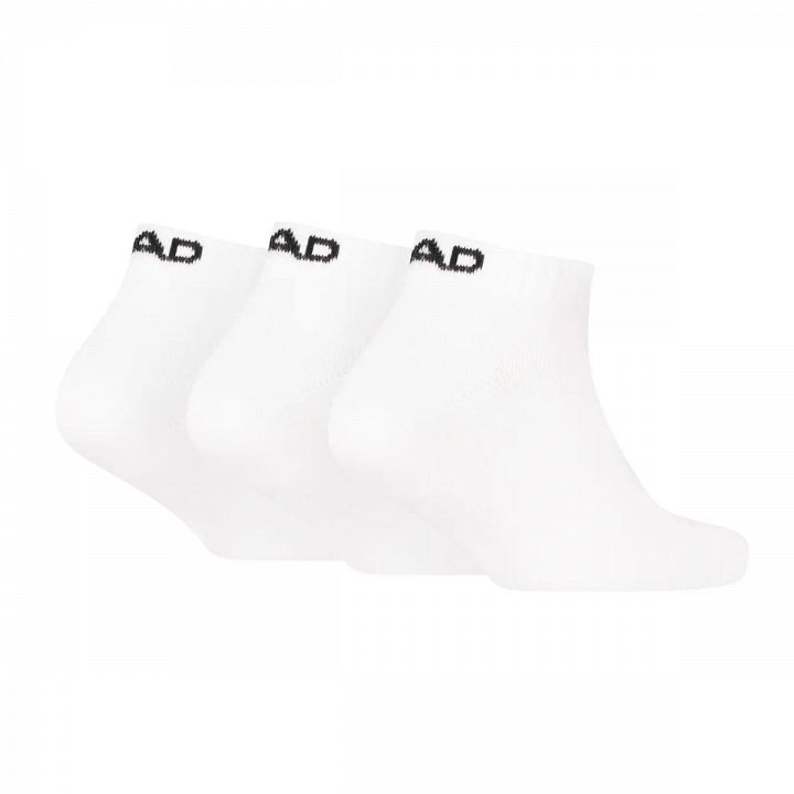 Head Tennis All Sports Sneaker Socks 3P White
